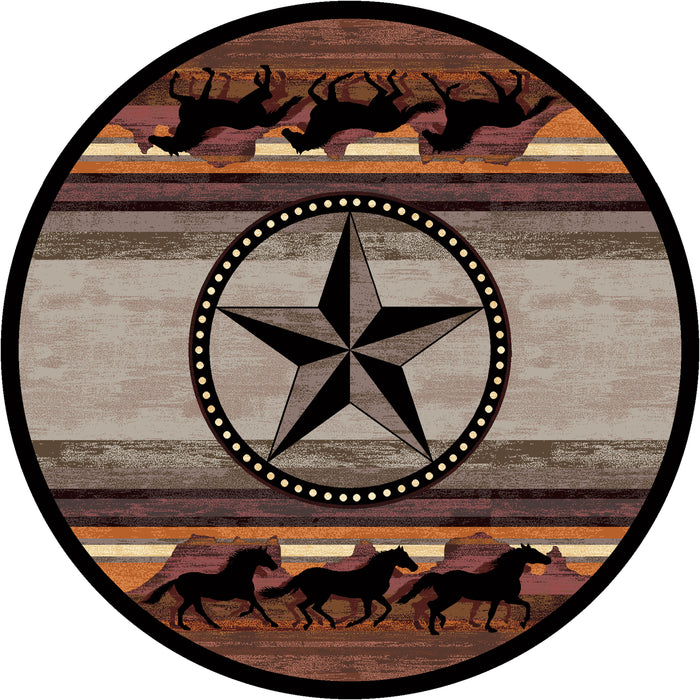 Image of an area rug, Night Stampede - Desert
