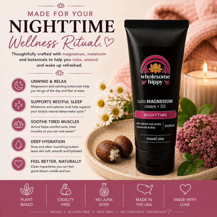 Nighttime Calm Cream | Magnesium Cream & Body Butter | 2oz