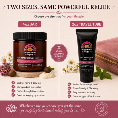 Nighttime Calm Cream | Magnesium Cream & Body Butter | 2oz