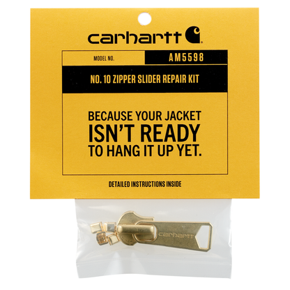 No. 10 Zipper Slider Repair Kit - BRS-Brass | Carhartt 105598