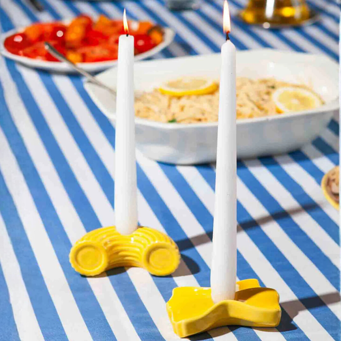Noodle Taper Candle Holder