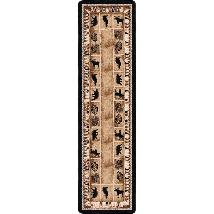 Image of an area rug, Northern Wildlife - Brown Shades