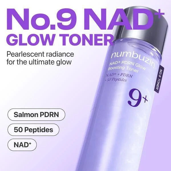 Numbuzin No.9 NAD+ PDRN Glow Boosting Toner 150 mL
