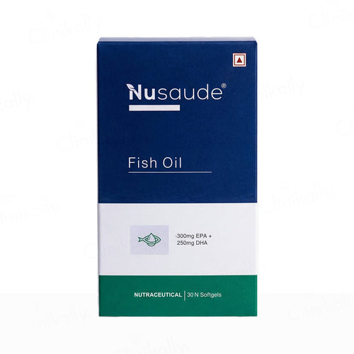 Nusaude Fish Oil Nutraceutical Softgel Capsule