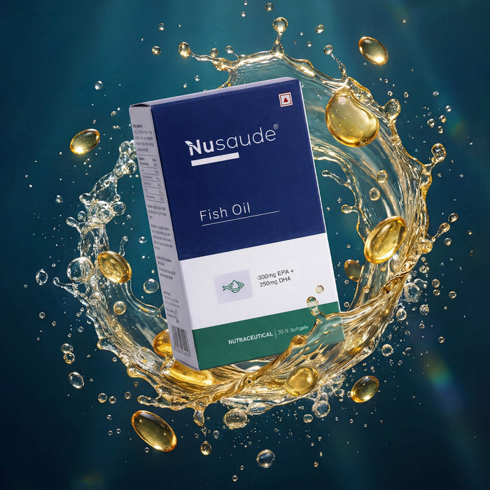 Nusaude Fish Oil Nutraceutical Softgel Capsule