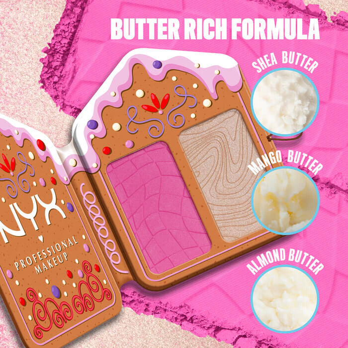 NYX professional makeup Buttermelt Face Palette Palette Pour Le Visage