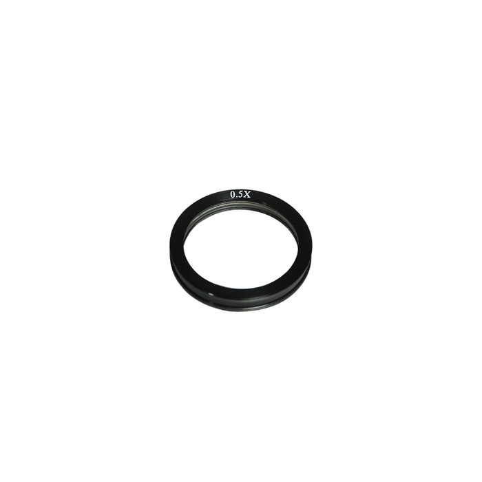 Objective Working Distance 200mm 0.5X Infinity Achromatic Objective, SKU SM51034211, three quarter front view