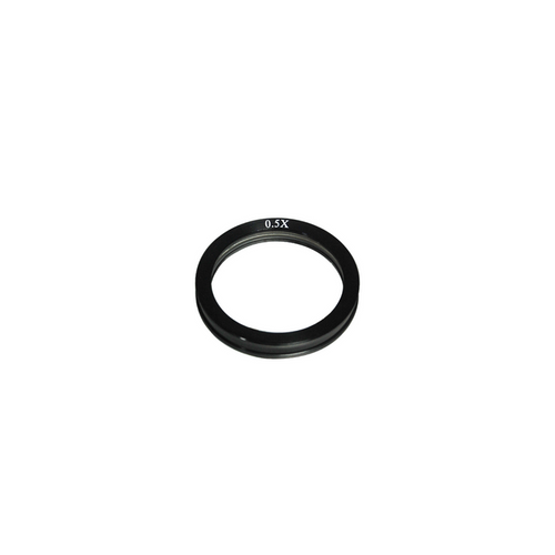Objective Working Distance 200mm 0.5X Infinity Achromatic Objective, SKU SM51034211, three quarter front view