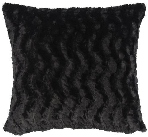 Obsidian Faux Fur Euro Sham - 26"x26"