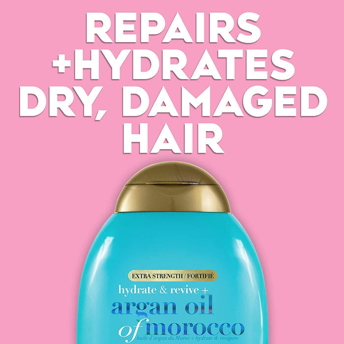 OGX Extra Strength Hydrate & Repair + Argan Oil Of Morocco Shampoo شامبو الشعر بزيت الاركان المغربي