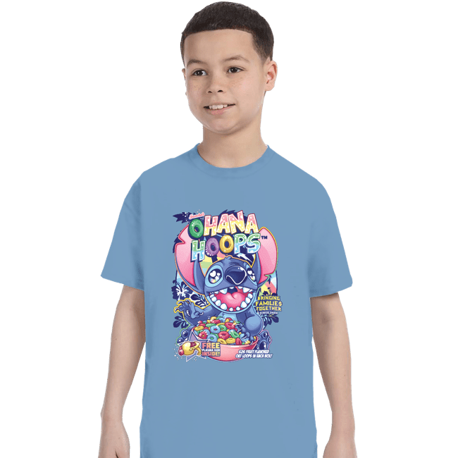 Shirts T-Shirts, Youth / XS / Powder Blue Ohana Hoops