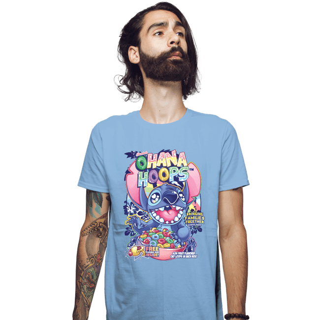 Shirts Fitted Shirts, Mens / Small / Powder Blue Ohana Hoops