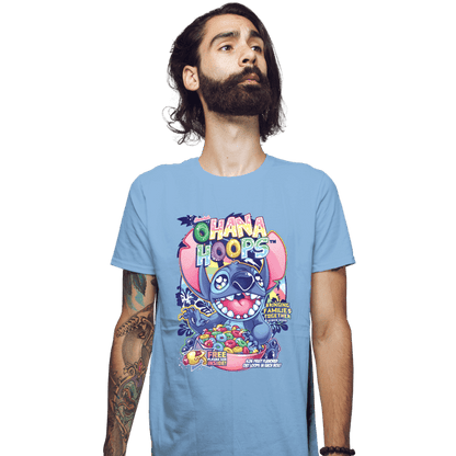 Shirts Fitted Shirts, Mens / Small / Powder Blue Ohana Hoops