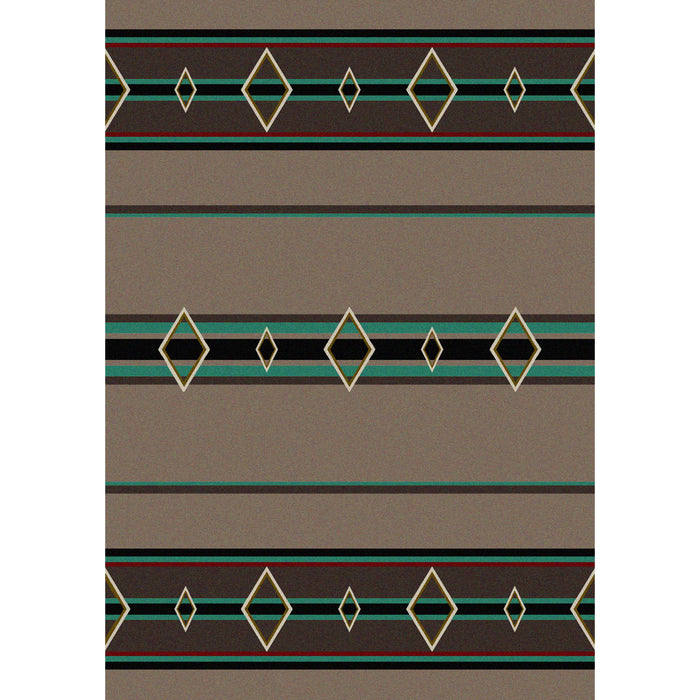 Image of an area rug, Old Timer - Turquoise
