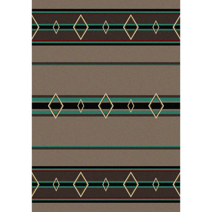 Image of an area rug, Old Timer - Turquoise