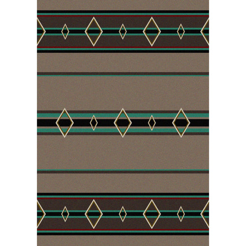 Image of an area rug, Old Timer - Turquoise