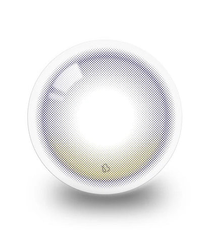 Olola Vela Moss Purple prescription colored contact lens design.