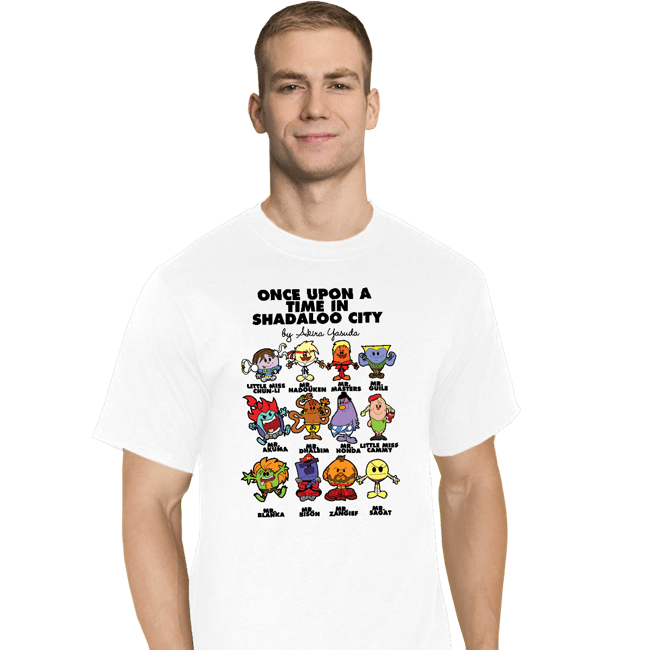 Daily_Deal_Shirts T-Shirts, Tall / Large / White Once Upon A Time In Shadaloo