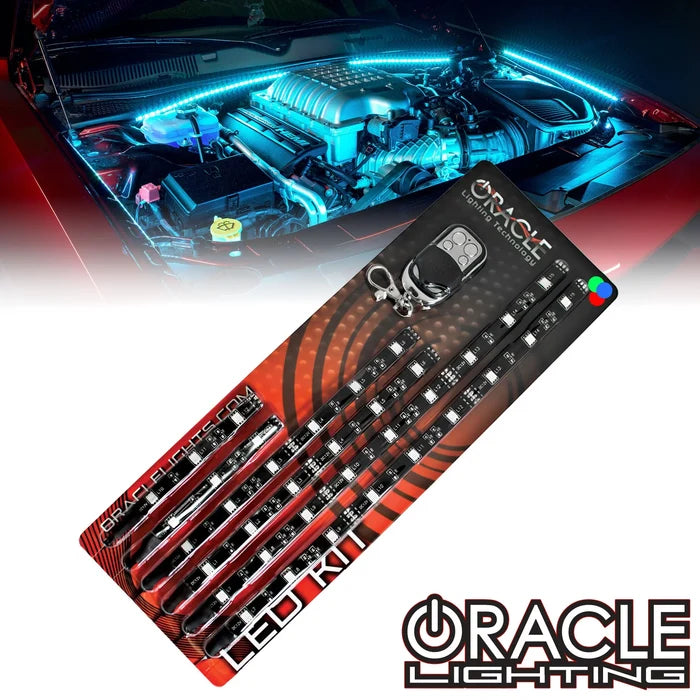 Oracle Engine Bay LED Flexible Strip Lighting Kit With Wireless Remote