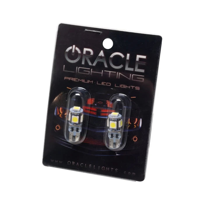 Oracle Lighting T10 5 LED 3 Chip Smd Bulbs (Pair)