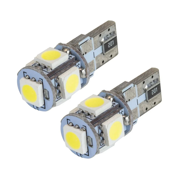 Oracle Lighting T10 5 LED 3 Chip Smd Bulbs (Pair)