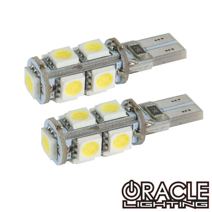 Oracle Lighting T10 9 LED 3 Chip Smd Bulbs (Pair)