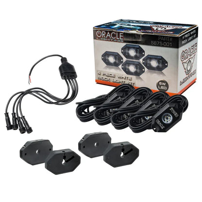 Oracle Lighting White Underbody Wheel Well Rock Light Kit - 4 Piece