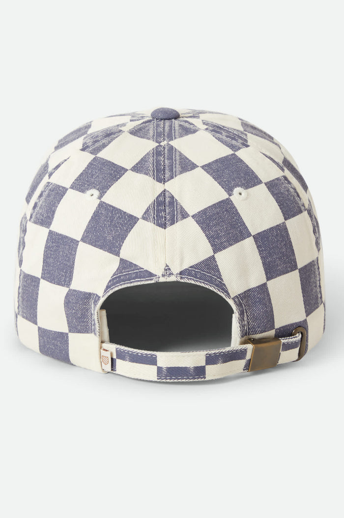 Out For A Good Time Adjustable Hat - Navy Gingham