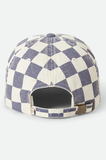 Out For A Good Time Adjustable Hat - Navy Gingham