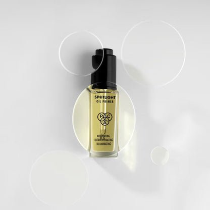PAC Spotlight Oil Primer Ultra Lightweight Hydrates Boosts Radiance Best For Dry Skin (9 ml)