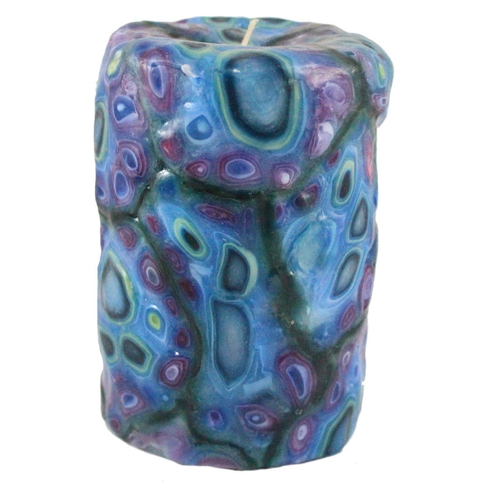 Painted Pillar Candle - Lighthouse Silhouette - Candlestock.com