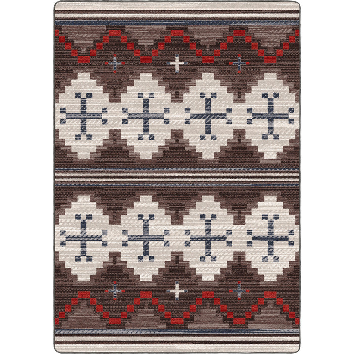 Image of an area rug, Pathways - Dusty Brown
