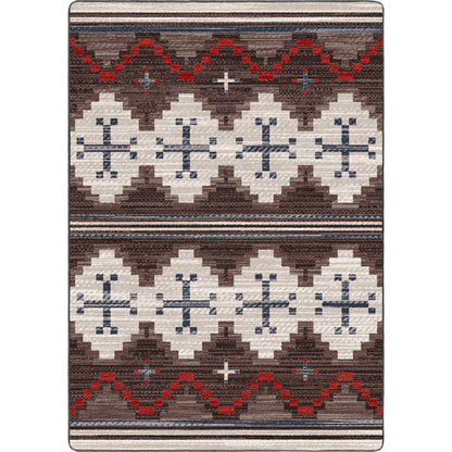 Image of an area rug, Pathways - Dusty Brown