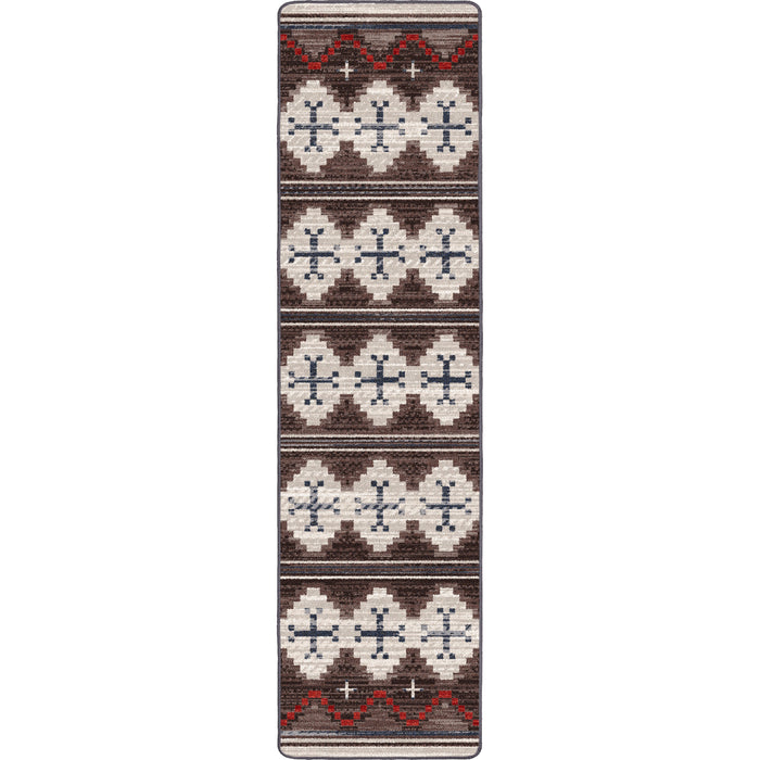 Image of an area rug, Pathways - Dusty Brown