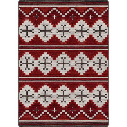 Image of an area rug, Pathways - Red