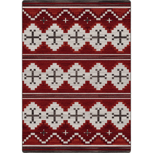 Image of an area rug, Pathways - Red