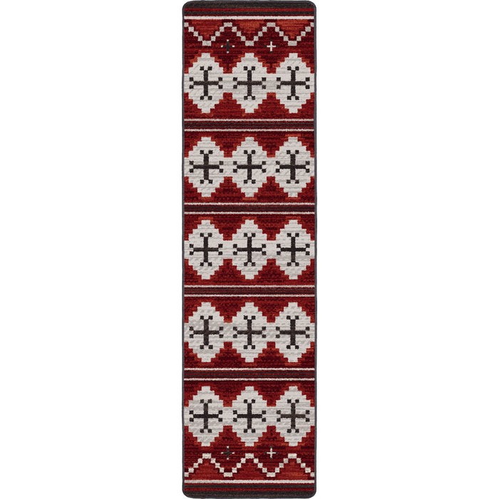 Image of an area rug, Pathways - Red