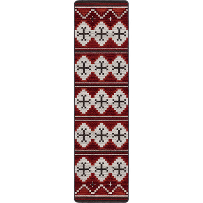 Image of an area rug, Pathways - Red