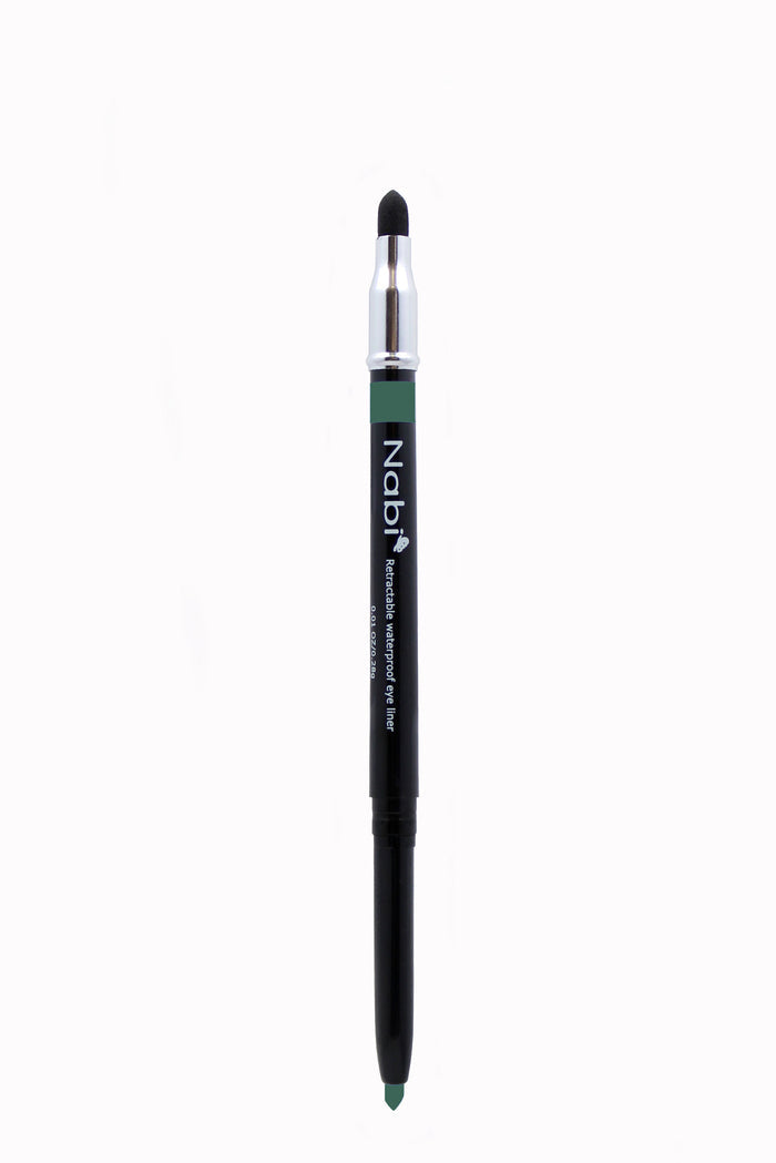 PE10 - Retractable Auto Eye Pencil with Sponge Lime