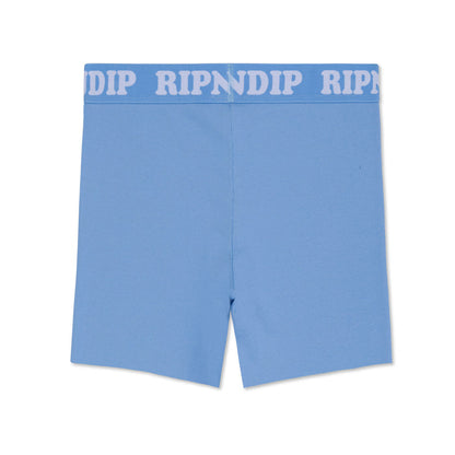 RIPNDIP Peeking Nermal Biker Shorts (Light Blue)