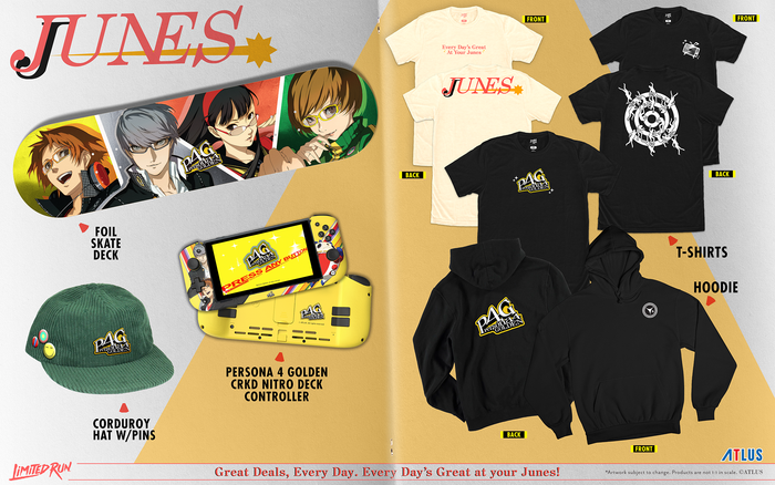 Persona 4 Golden Foil Skate Deck