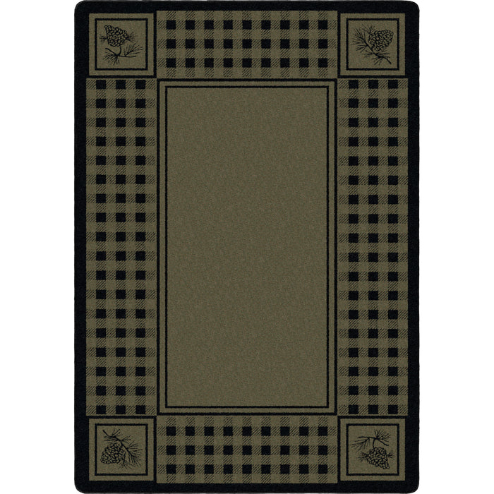 Image of an area rug, Pine Refuge - Green