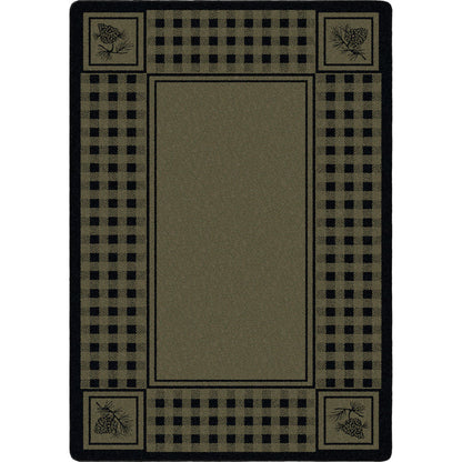 Image of an area rug, Pine Refuge - Green