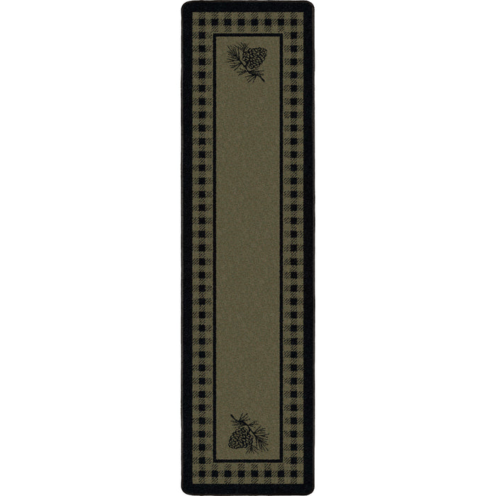 Image of an area rug, Pine Refuge - Green