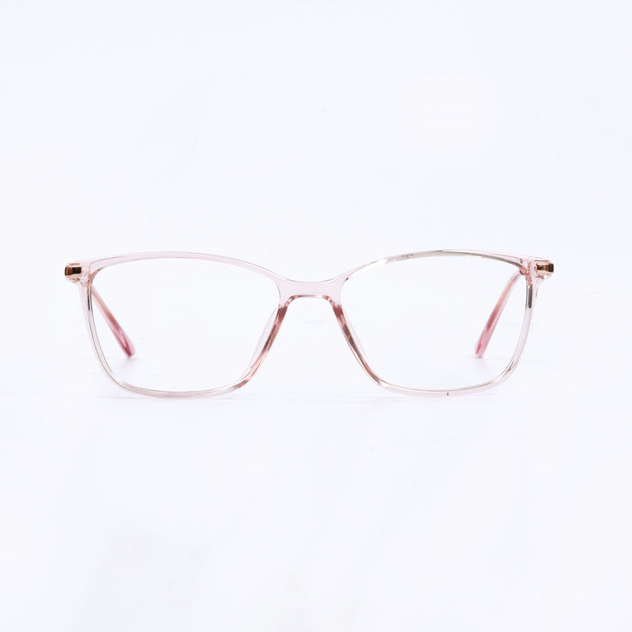 Pink & Golden Cat Eye Full Rim