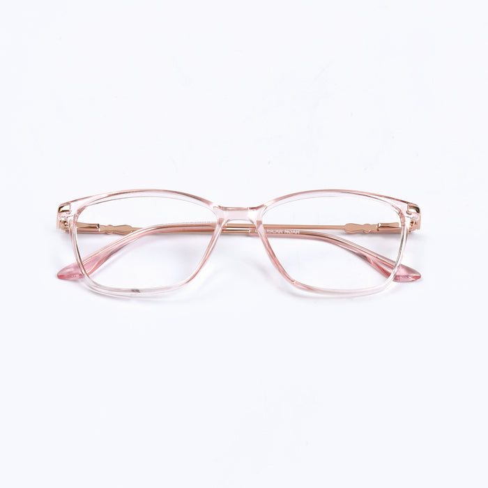 Pink & Golden Cat Eye Full Rim