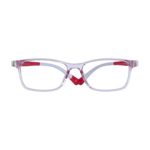 Pink & White Square Full Rim