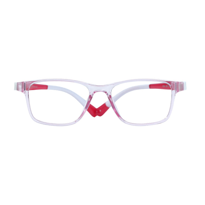 Pink & White Square Full Rim