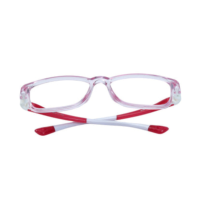 Pink & White Square Full Rim