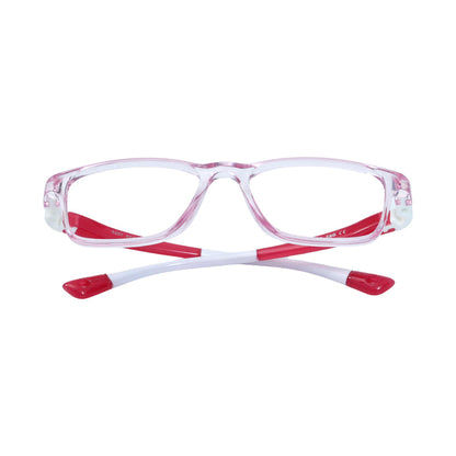 Pink & White Square Full Rim